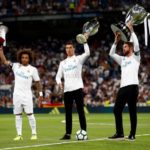 marcelo cristiano ronaldo sergio ramos – real madrid trofeos supercopa de españa supercopa de europa trofeo liga – realmadridcom