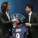 Nasser Al-Khelaifi edinson cavani paris saint germain psg psgfr