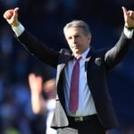 Southampton manager Claude Puel celebrates after the match