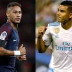 neymar jr paris saint germain casemiro real madrid gloesportecom