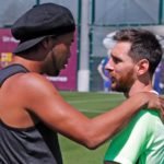 ronaldinho lionel messi fc barcelona sicom