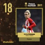 ANTOINE GRIEZMANN balon de oro posicion 18 francefootball twitter