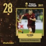 EDIN DZEKO balon de oro posicion 28 francefootball twitter