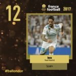 ISCO balon de oro posicion 12 francefootball twitter