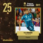 KARIM BENZEMA balon de oro posicion 25 francefootball twitter