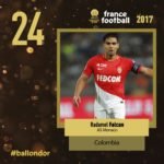 RADAMEL FALCAO balon de oro posicion 24 francefootball twitter