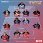 XI Ideal primera jornada – Torneo Apertura 2018 – Twitter (@AsociacionFUTVE)