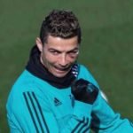 cristiano ronaldo real madrid entrenamiento ojo morado mirrorcouk 2