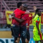 Celebración Bernardo Añor Aragua FC – Caracas FC – Jornada 4 Torneo Apertura 2018 – Prensa Caracas FC – foto EMMANUEL GARCÍA