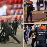 Enfrentamiento entre los ultras de Athletic Club y Spartal de Moscú – UEFA Europa League – thesun.co.uk