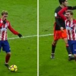 antoine griezmann atletico de madrid callo a su aficion captura de video