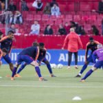 2 Sevilla FC 2-2 FC Barcelona 31-3-2018 2 FC Barcelona calentando Laligaes