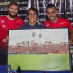 Fernando Aristeguieta- Oscar Olivares- Ricardo Martins-Prensa Caracas FC-Foto Emmanuel García