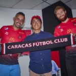 Ricardo Martins-Oscar Olivares- Fernando Aristeguieta-Prensa Caracas FC-Foto Emmanuel García