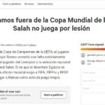 Campaña contra Sergio Ramos changeorg