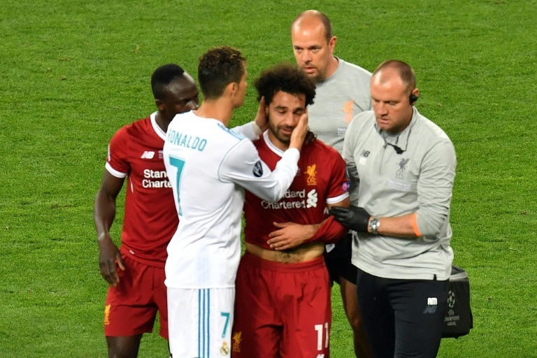 Salah y Carvajal, lesionados en la final de la Champions League