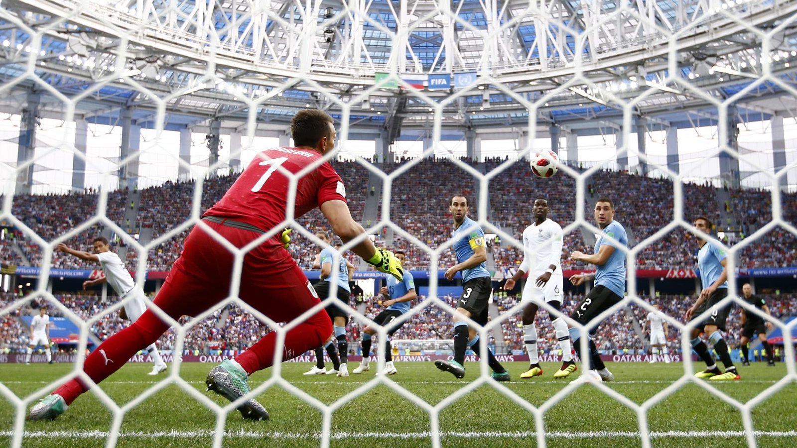 Uruguay 0-2 Francia Mundial Rusia 2018 6-7-2018 error Fernando Muslera fifacom