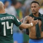 neymar jr javier chicharito hernandez brasil mexico mundial rusia 2018 diezhn