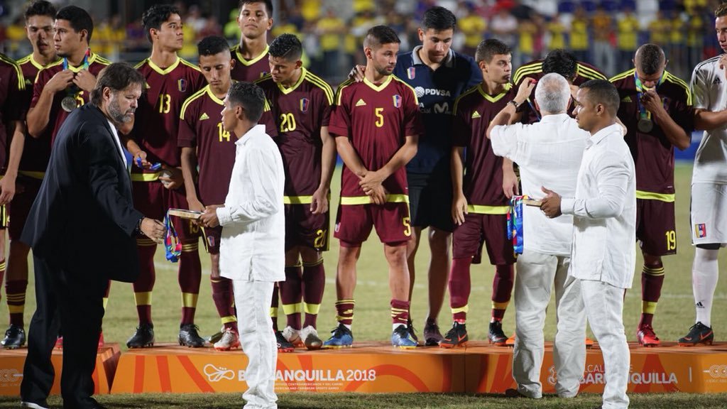 La Vinotinto Sub-21 – Juegos Centroamericanos y del Caribe Barranquilla 2018 – Twitter (@SeleVinotinto)