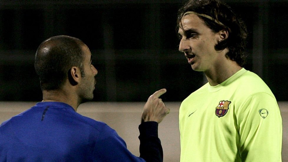 Pep Guardiola – Zlatan Ibrahimovic – FC Barcelona – lavozdegalicia.es