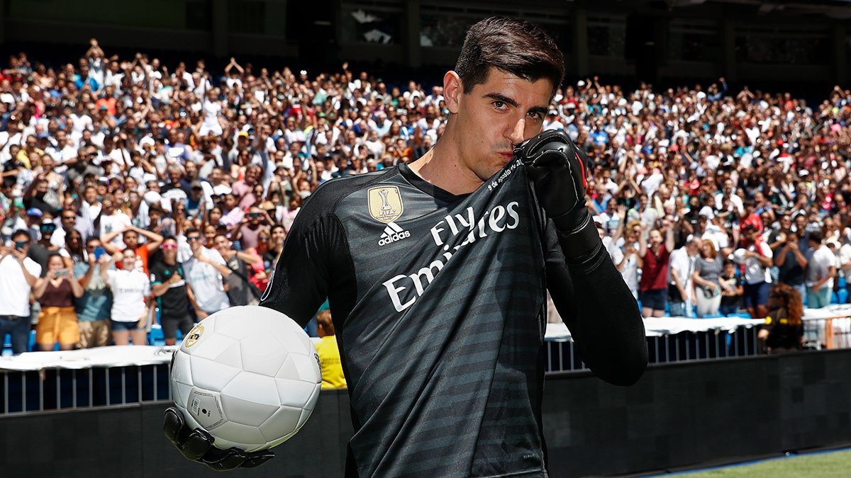 Thibaut Courtois – Real Madrid – Twitter (@realmadrid)
