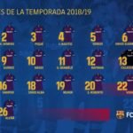 Dorsales FC Barcelona 2018-2019 – fcbarcelona.es