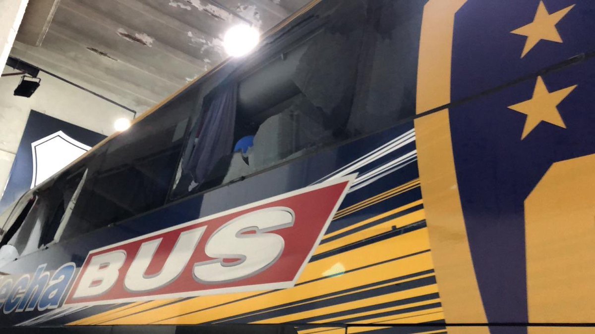 2 Incidente antes de la vuelta Copa Libertadores -Boca Juniors 24-11-18 Twitter @JulioPavoni