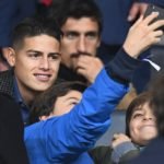 22 – James Rodriguez- Partido de vuelta de la final de la Copa Libertadores 9-12-18 River Plate – Boca Juniors, Estadio Santiago Bernabeu Foto Twitter @CONMEBOL