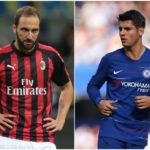 gonzalo higuain ac milan alvaro morata chelsea fc skyskportcom