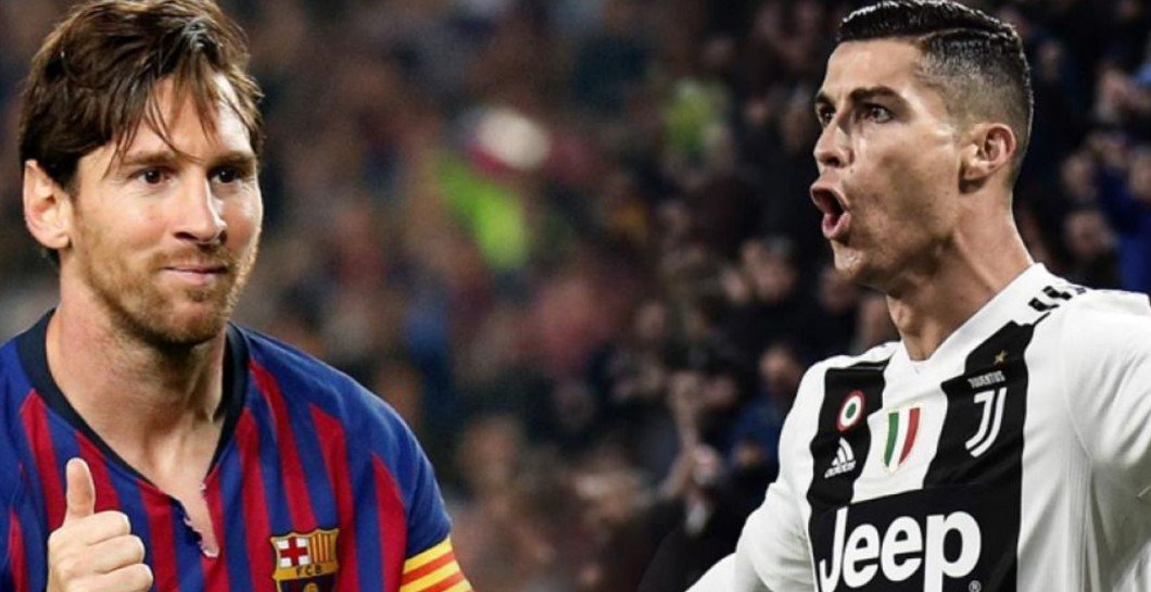 lionel messi cristiano ronaldo juventus fc barcelona trompe