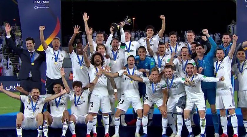 real madrid campeon mundial de clubes 2018 captura de pantalla