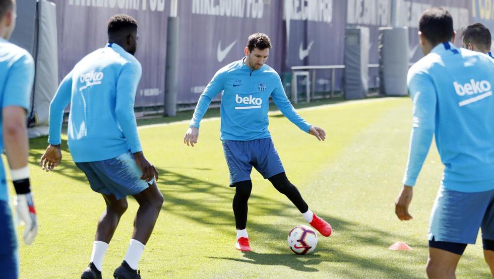 El particular entrenamiento de Messi con el FC Barcelona (VIDEO)