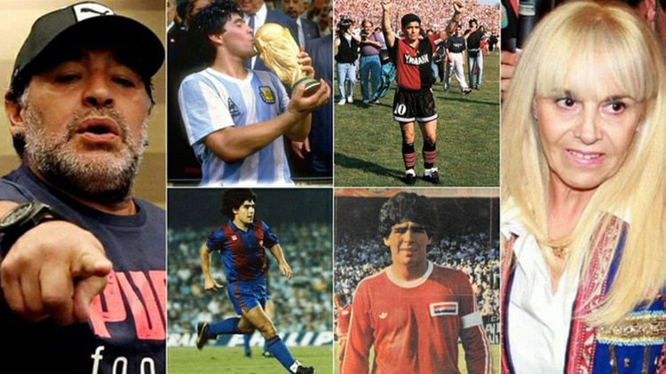 Diego Maradona continua batallando Claudia Villafañe por sus camisetas y otros objetos