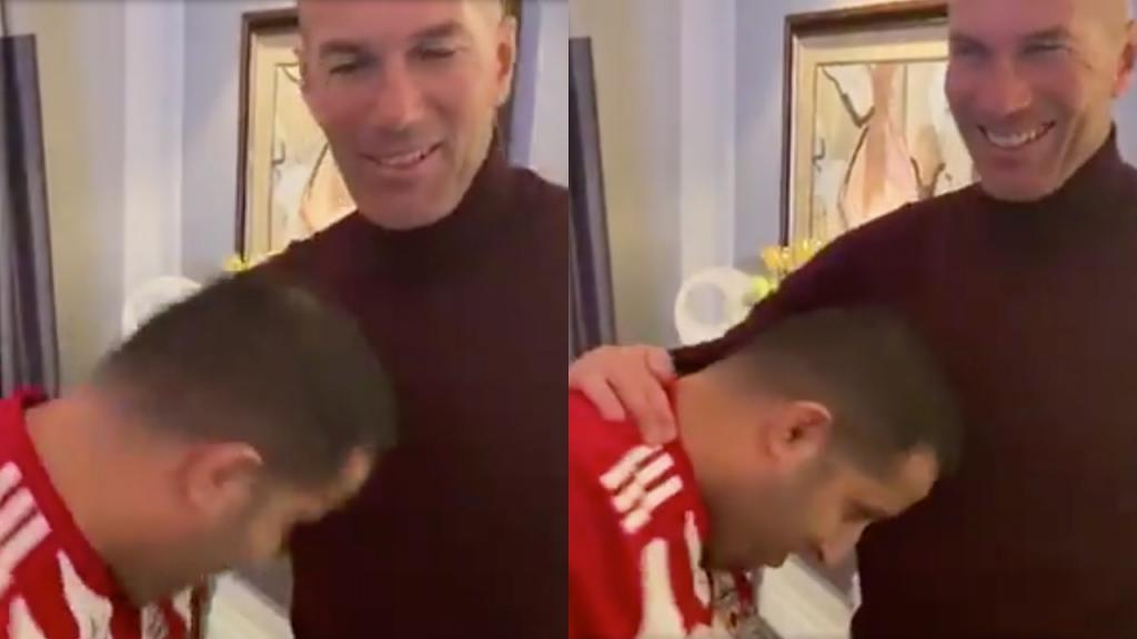 El jeque del Almería recreó el cabezazo de Zidane a Materazzi (VIDEO)
