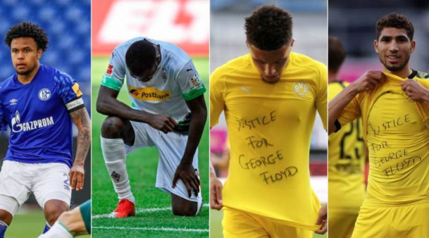 Bundesliga: La DFB no sancionará a los jugadores que protestaron contra el racismo
