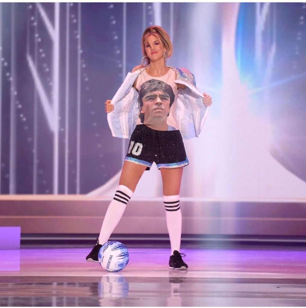 ¡WTF! Miss Argentina le rindió homenaje a Maradona en el Miss Universo (VIDEO)