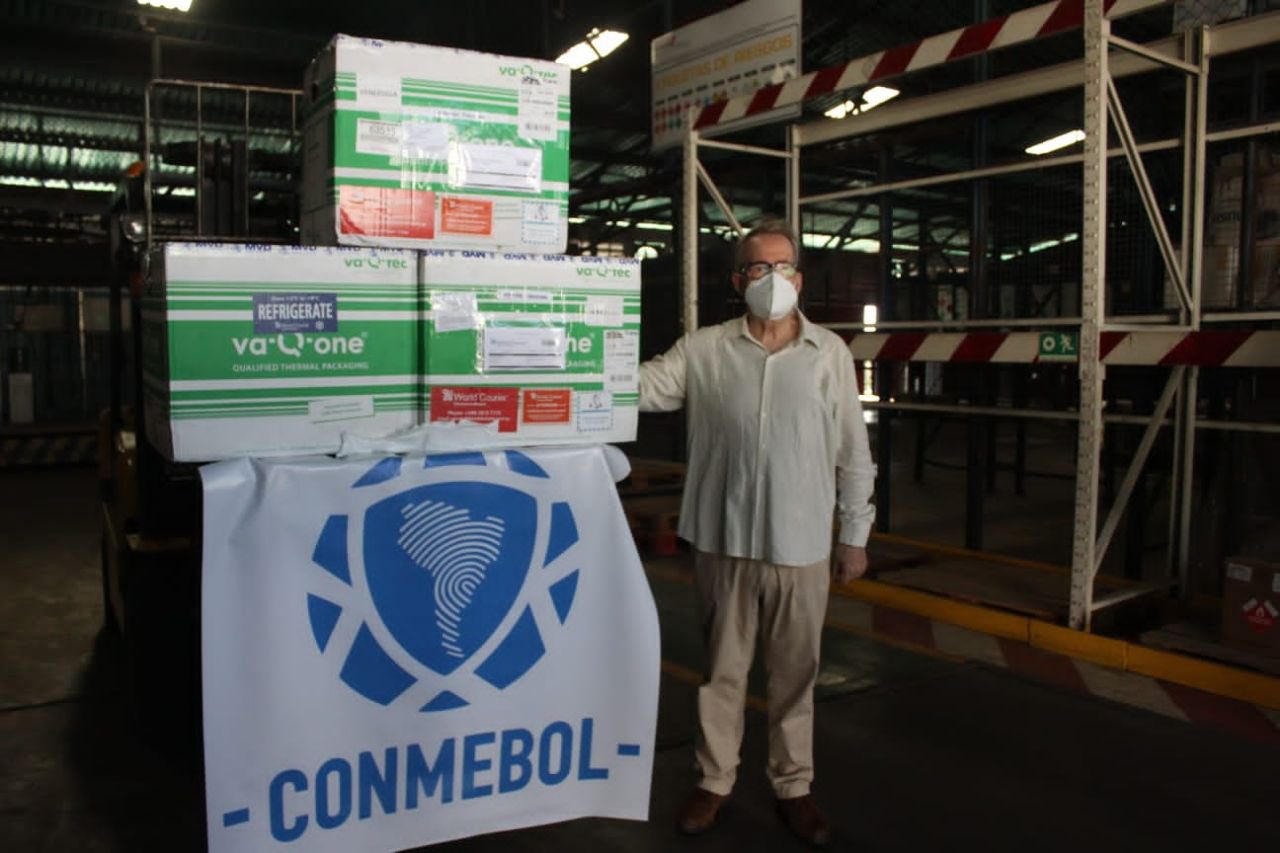 La FVF recibió las vacunas contra el COVID-19 de la CONMEBOL