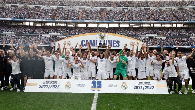 El Real Madrid, campeón de Liga 21-22