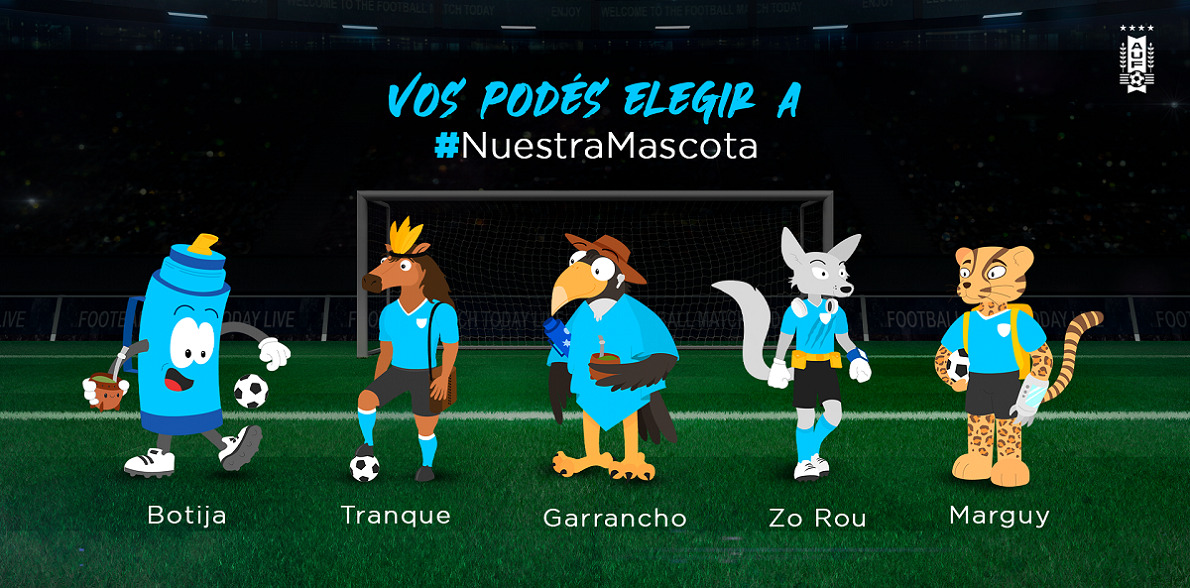 Los candidatos para ser la mascota de la Selección de Uruguay en el Mundial Catar 2022
