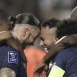 Sergio Ramos ejerció de capitán en el PSG