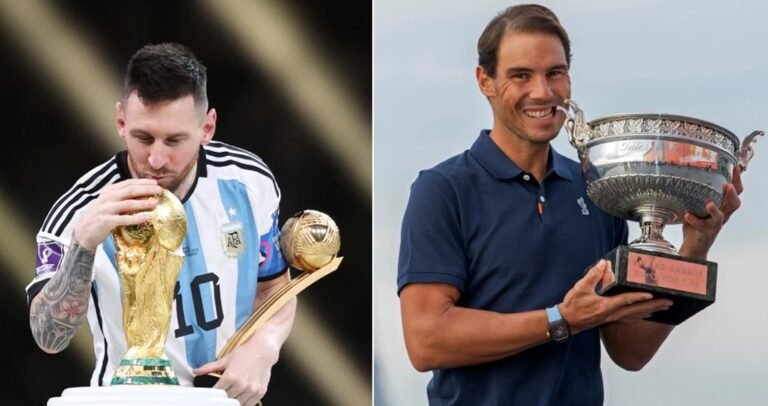 Nadal y Messi se elogiaron en redes sociales