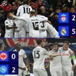 Real Madrid y Napoli toman ventaja en sus llaves (VIDEO)