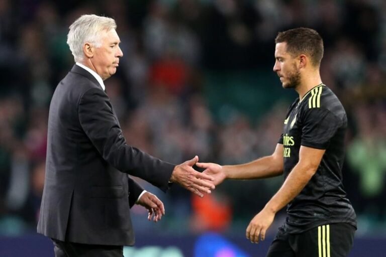 Relación rota entre Hazard y Carlo Ancelotti
