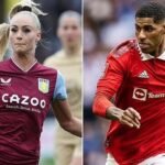 El gesto de Rashford con Alisha, jugadora del Aston Villa
