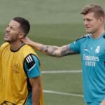 Kroos no tuvo piedad con Hazard