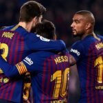gerard pique lionel messi Prince Boateng fc barcelona eurosportcom