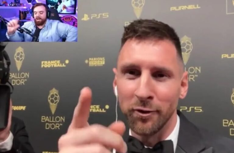 El troleo de Messi a Ibai Llanos tras la gala del Balón de Oro (VIDEO)