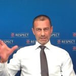 Ceferin le lanzó un dardo al Real Madrid y Barcelona