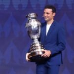 lionel scaloni copa america trofeo diezhn