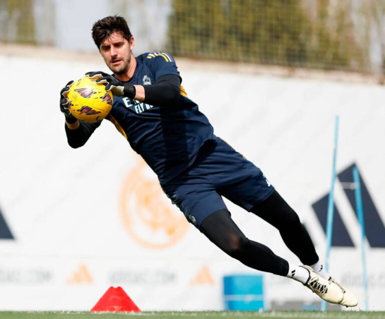 Nueva lesión de Courtois: se rompe durante el entrenamiento con el Real Madrid